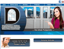 Tablet Screenshot of divalum.com